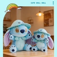Stitch plush toy with summertime collection hat  - Thumbnail 6
