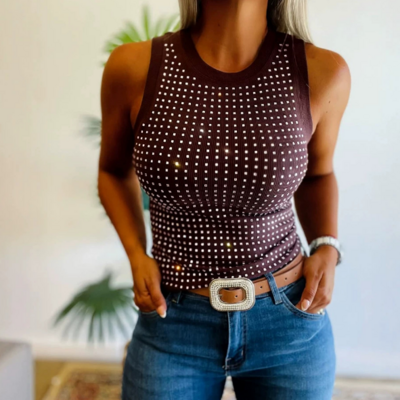 Slim Sleeveless Vest Tops