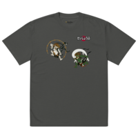 Daijoubu Raijin & Fujin Oversized faded t-shirt - Thumbnail 6