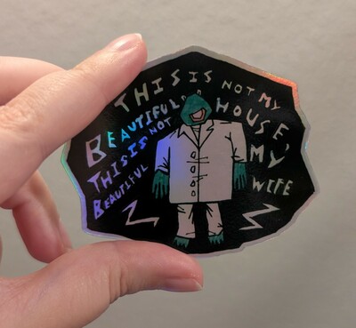 Kermit Talking Heads Sticker