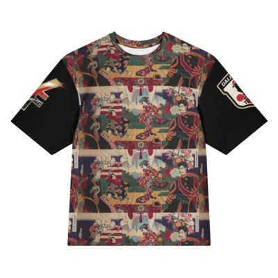 Daijoubu kabukimono the dregs of ancient japan oversized cotton t-shirt