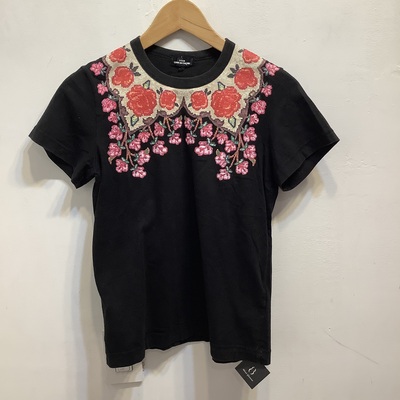 tricot Comme des Garçons degital flower print tee 