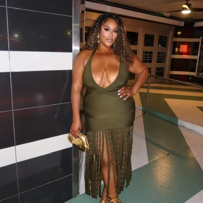 Bandage fringe dress