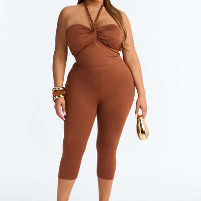 Brown sugar babe capri set