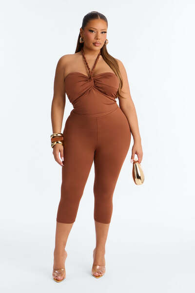 Brown Sugar Babe Capri Set