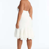 Ruffle Bandage Mini Dress - Thumbnail 1