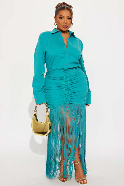 Business Casual Fringe Dress