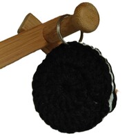 Crochet Oreo Cookie key chain - Thumbnail 3