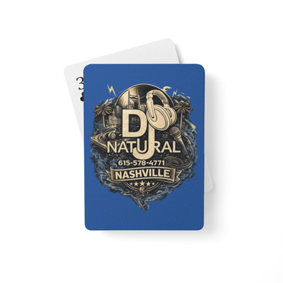 Dj natural poker playing cards