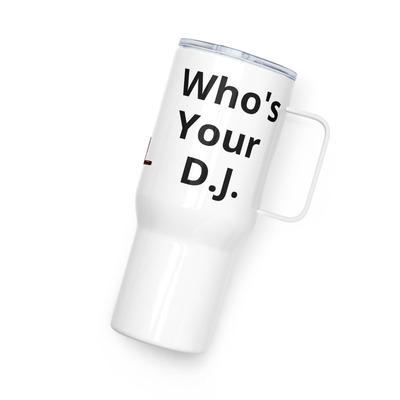 Travel mug with a handle
