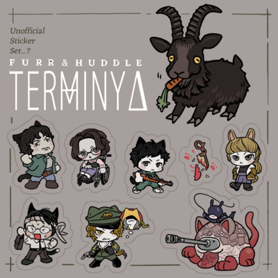 Furr & huddle: terminya 02 - sticker set