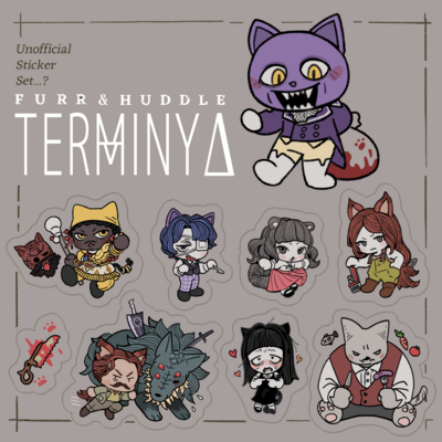 Furr & huddle: terminya 01 - sticker set
