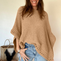 Solid Color Women'S Bat Sleeve Knitted Tops - Thumbnail 2