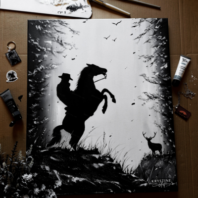 Original painting - red dead redemption 2