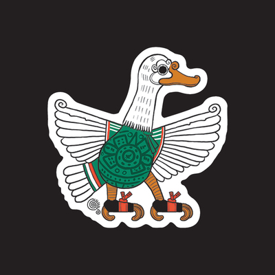 Merlin in canauhtli sticker