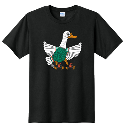 Merlin in Canauhtli black t-shirt