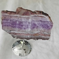 Natural Rare Crazy Lace Amethyst  Agate Slab - Thumbnail 1