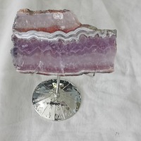 Natural Rare Crazy Lace Amethyst  Agate Slab - Thumbnail 3