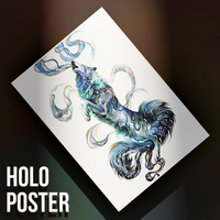 Interstellar Wolf - Premium Holographic Poster - Thumbnail 6