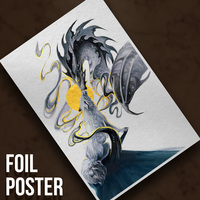 Death Dragon - Premium Metallic Poster - Thumbnail 1