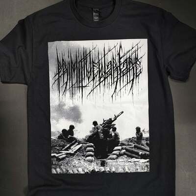 Primitive warfare 'guns don't kill people' t-shirt