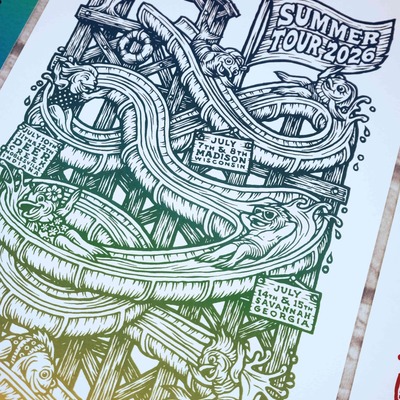 2026 phish summer tour (limited lot print) *ships aug. 1st