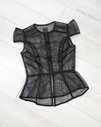 "Intrepid" Peplum Top - Thumbnail 8