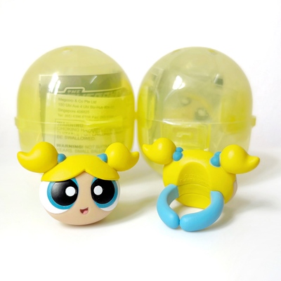 Powerpuff girls bubbles takara tomy arts gachapon character ring - Thumbnail 1