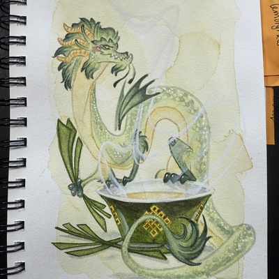 Lemongrass tea dragon - Thumbnail 1