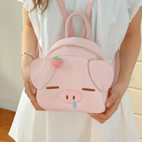 Strawberry Pink Pig Backpack - Thumbnail 2