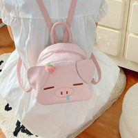 Strawberry Pink Pig Backpack - Thumbnail 3