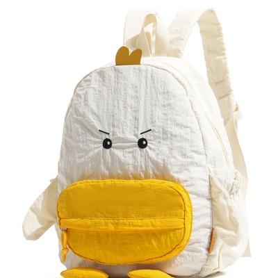 Playful cartoon duck backpack
