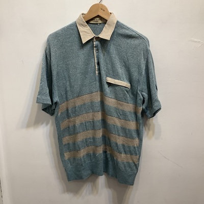 Hanae mori monsieur cotton linen polo 