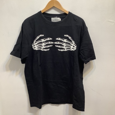 Masion shun ishizawa black print tee