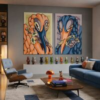Diptych Paintings by Mink "Duality"   - Thumbnail 2