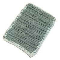 Personalized Crochet Initial Coaster – Custom Letter Gift - Thumbnail 3