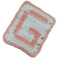 Personalized Crochet Initial Coaster – Custom Letter Gift - Thumbnail 5
