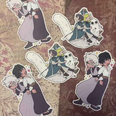 Witch hat atelier stickers