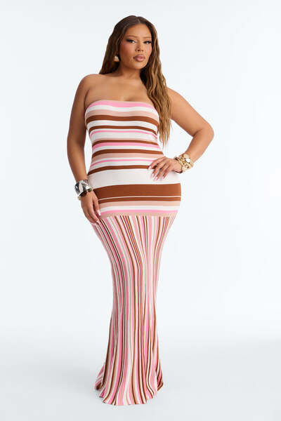 Striped Maxi Dress