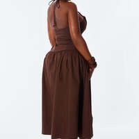 Poplin Midi Dress - Thumbnail 1