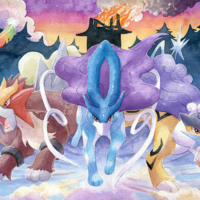 Ho-oh & Beasts Print Set - Thumbnail 2