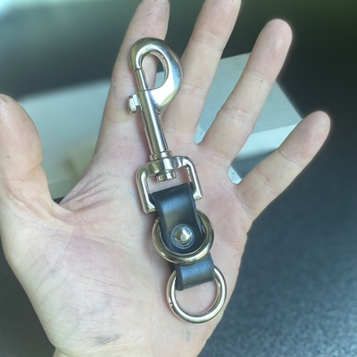 Double-ring keyring fob - Thumbnail 1