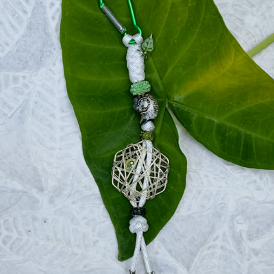 Leafy bag charm