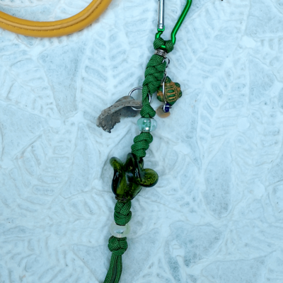 Sea turtle bag charm