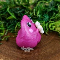 Pink Frog w/White Flower - Thumbnail 3