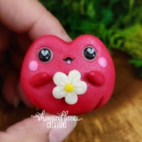 Red Frog w/White Flower - Thumbnail 4