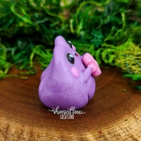 Purple Frog w/Pink Cherry Blossom - Thumbnail 3
