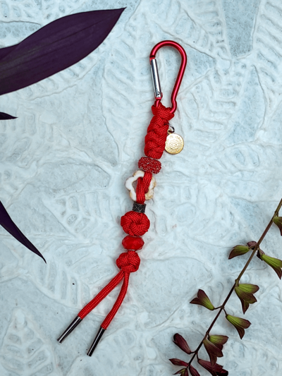 Red Twin Bag Charm