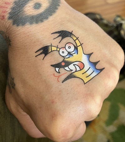 Finger Monster Temporary Tattoo!