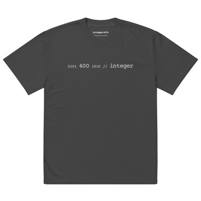 Binary State Oversized Tee